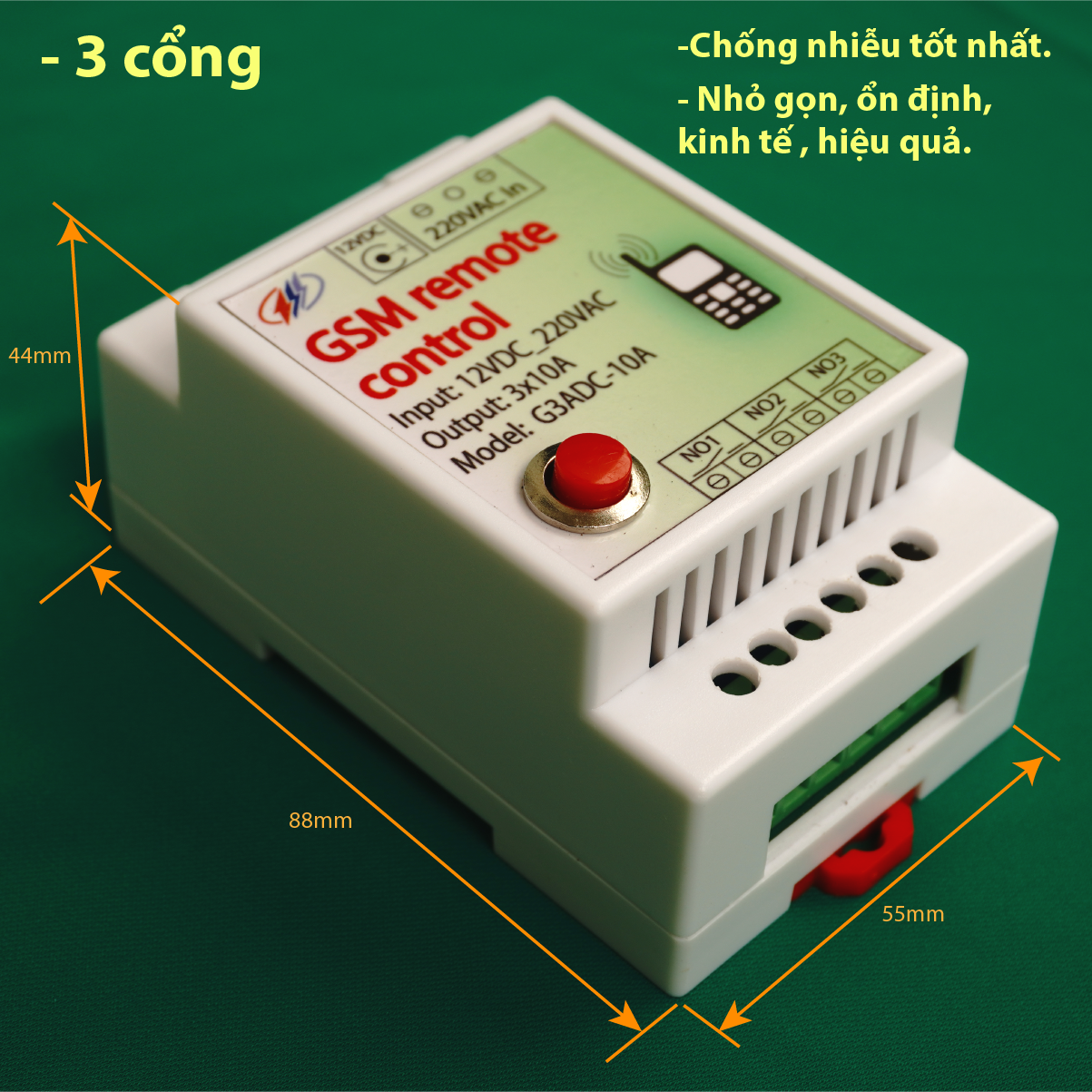 Điều khiển từ xa bằng điện thoại và tin nhắn