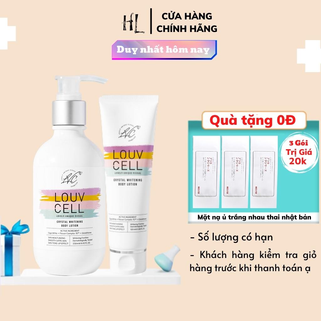 Sữa dưỡng thể trắng da Body ❤𝑭𝒓𝒆𝒆𝒔𝒉𝒊𝒑❤ Louv Cell Lotion Hàn Quốc - Sale Chính hãng