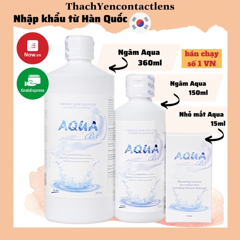 Nước Ngâm và Nhỏ Mắt Lens