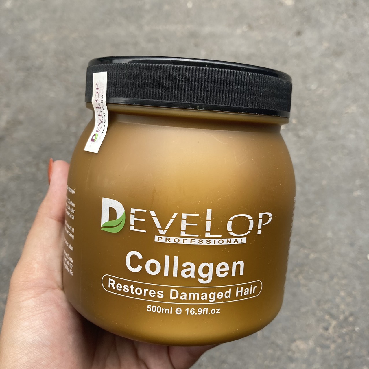 [HCM]Hấp Dầu DEVELOP Collagen phục hồi tóc khô sơ chẻ ngọn 500ml