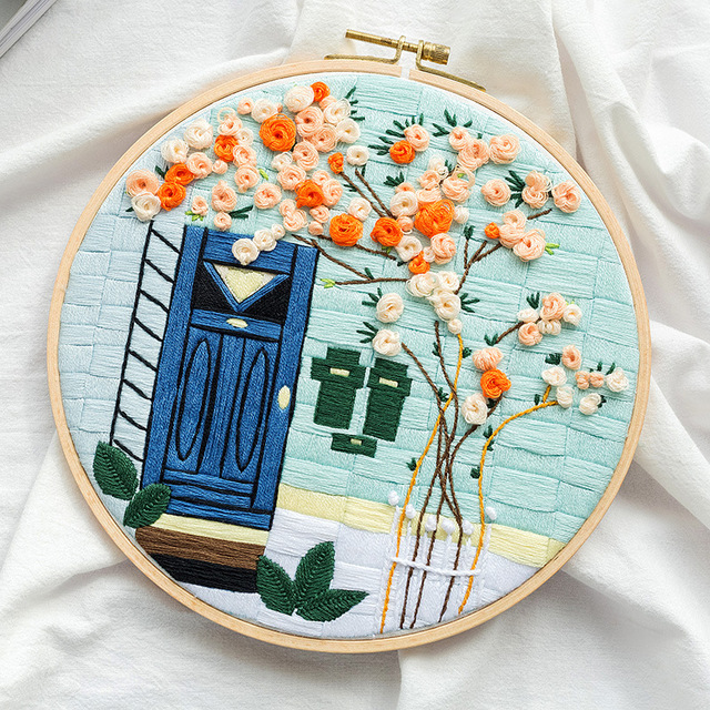 Tranh thêu thủ công handmade - set thêu tự làm quà tặng