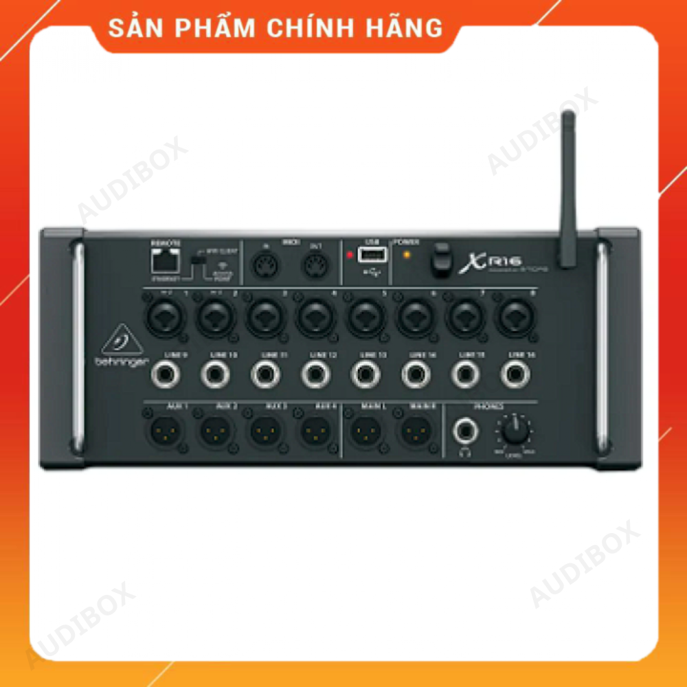 Mixer kĩ thuật số 16 cổng behringer x air xr16