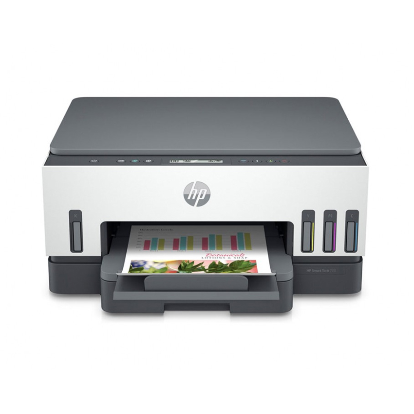 Máy in phun màu đa năng HP Smart Tank 720 Hệ thống tiếp mực ngoài của hãng - Hàng HP Việt Nam