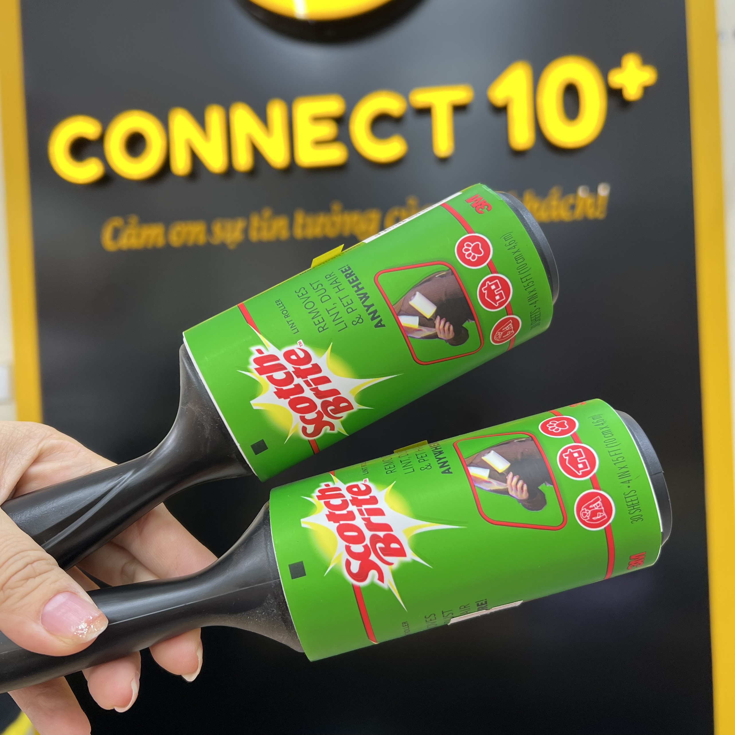 Cây lăn bụi Scotch Brite 3Mchính hãng có giấy tờ đầy đủ