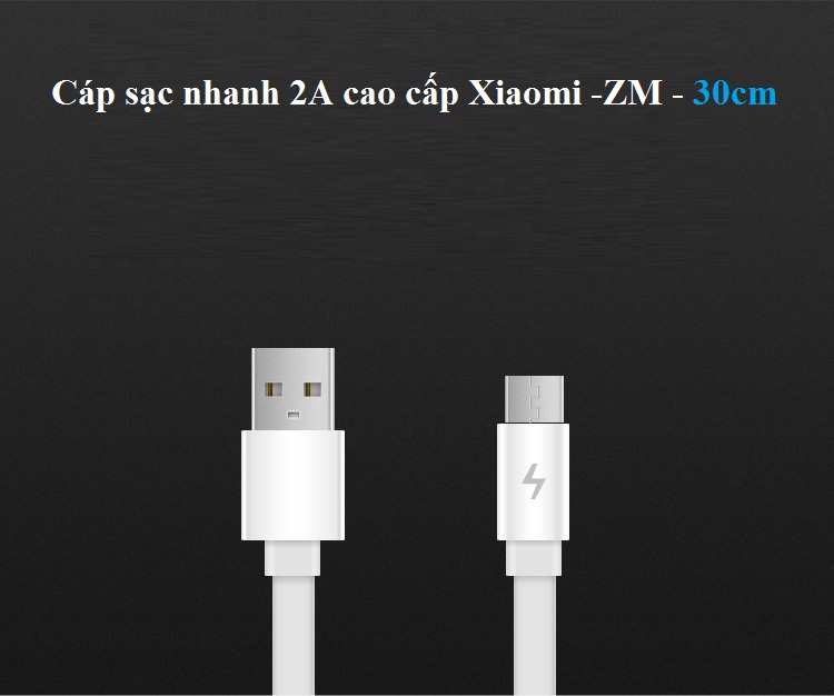Combo Củ sạc nhanh 18w cao cấp QC3.0 Xiaomi-ZMI và Cáp TypeC (Hàng nhập khẩu - Mua tùy chọn)