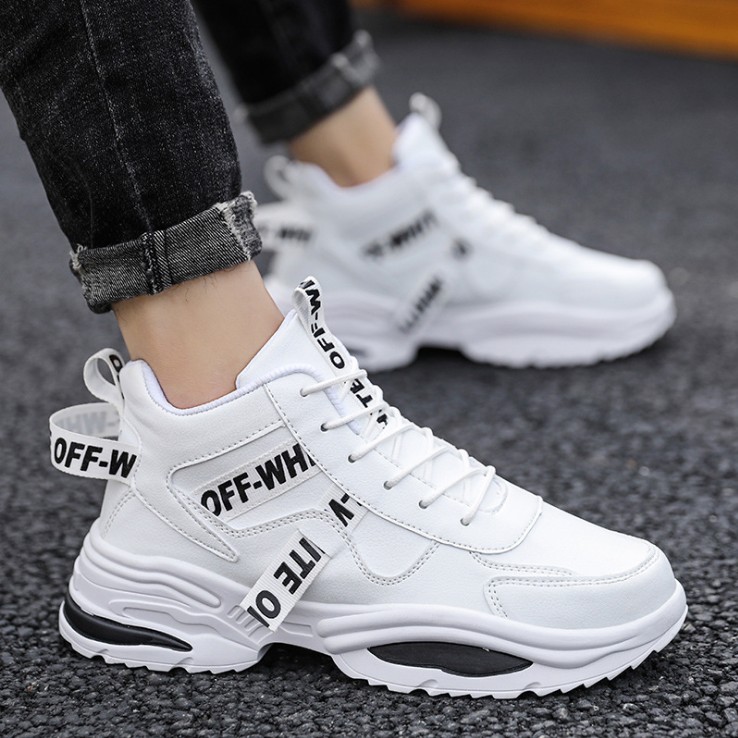 Giày Nam Cổ Cao - Giày Bốt Nam Da Lì Chất Đẹp Phong Cách Hàn Quốc JAGUAR - 362