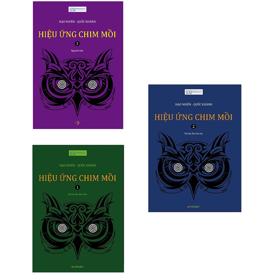 Combo 3 cuốn: hiệu ứng chim mồi tập 1 + 2 + 3