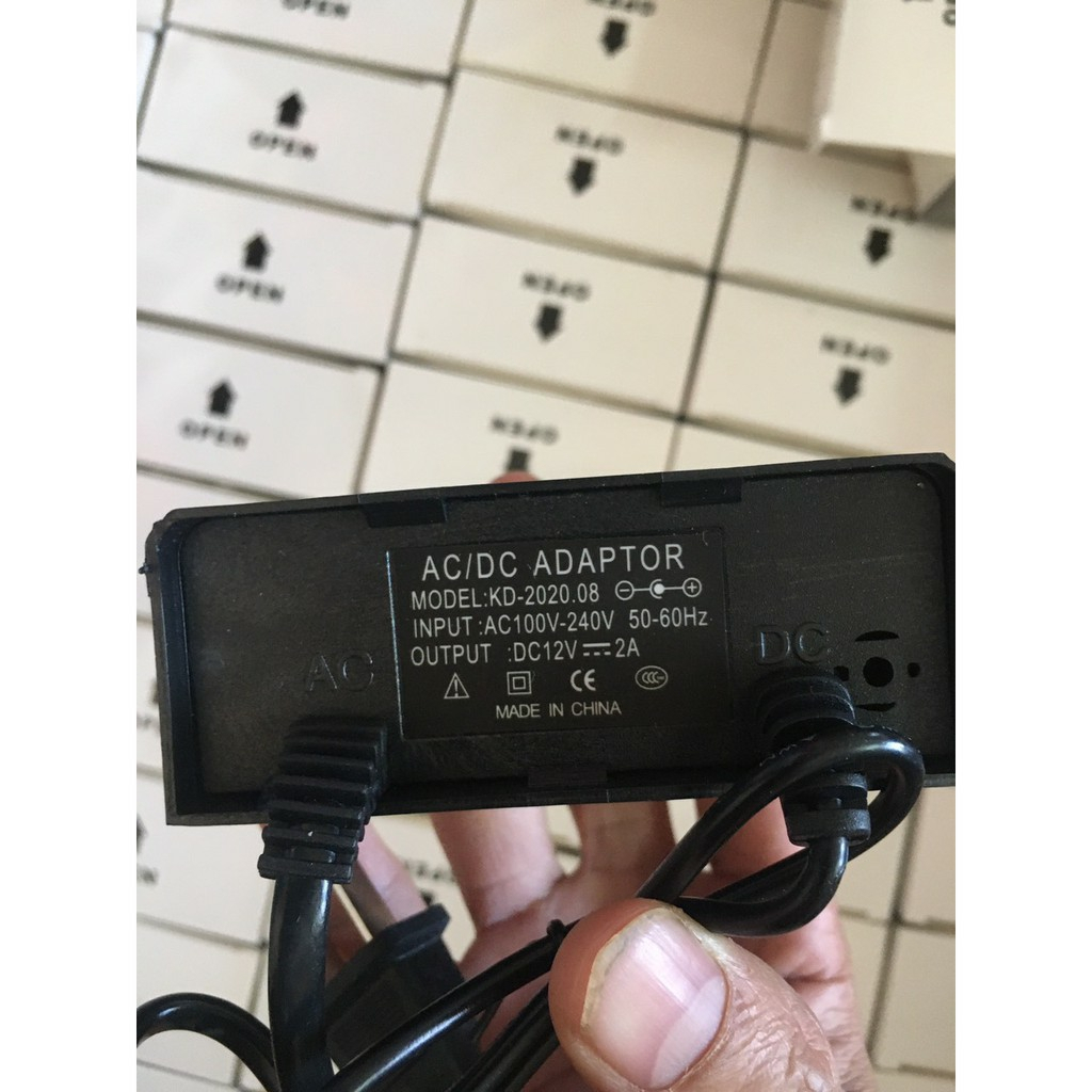Nguồn Adapter 12V-2A Dành cho Camera yoosee ngoài trời, Camera các loại 2