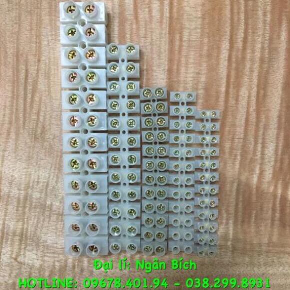 (Đủ loại) Cầu Đấu Điện 6A,10A,15A,30A,60A Trắng