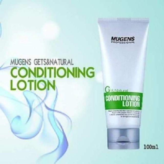 Xả khô dưỡng và tạo kiểu tóc mềm Mugens Conditioning Lotion Cao cấp Hàn Quốc 100ml
