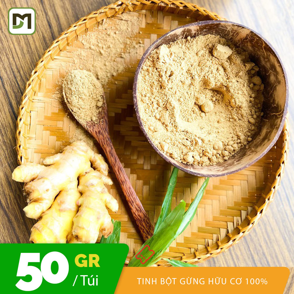 [Giá dùng thử] Túi 50gr tinh bột gừng sấy lạnh Mộc Đông nguyên chất tăng cường sức đề kháng