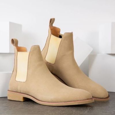 [ 4 Màu ] Chelsea boots da lộn thích hợp với quần jeans