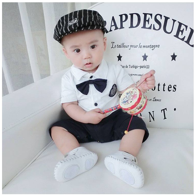 BODY BÉ TRAI CÔNG TỬ ĐÙI NGẮN TAY 3-KG