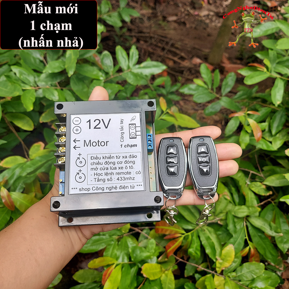 Điều khiển từ xa cửa lùa xe ô tô 12v - 1 chạm