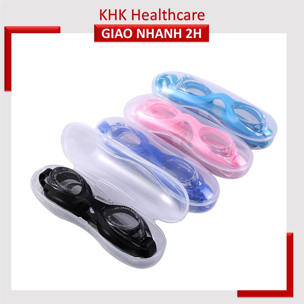 Kính bơi trong suốt Balance F-268 nhiều màu, tùy chọn