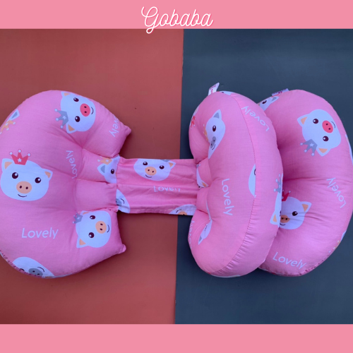 Gối bầu cánh tiên kèm gối phụ Gobaba gối giảm đau lưng hiệu quả cho bà bầu
