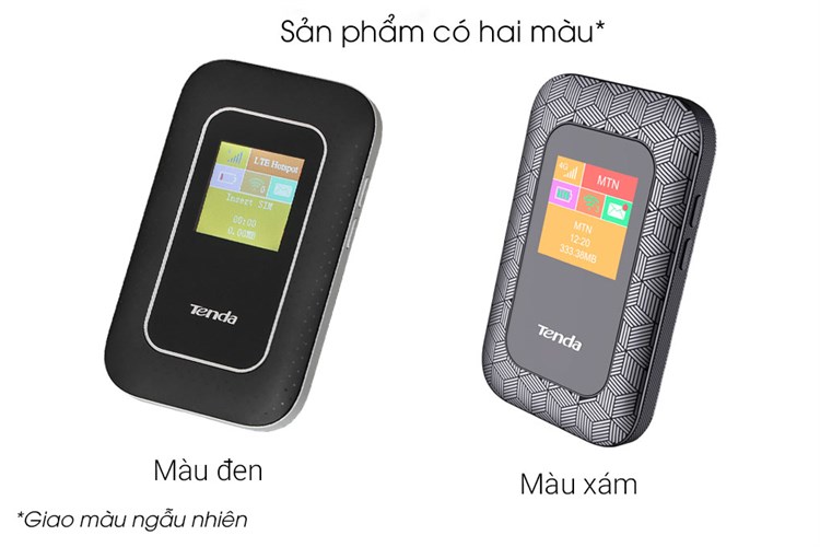 Bộ Phát Wifi Di Động 4G LTE Tenda 4G185 Đen hàng like new đẹp mới 98