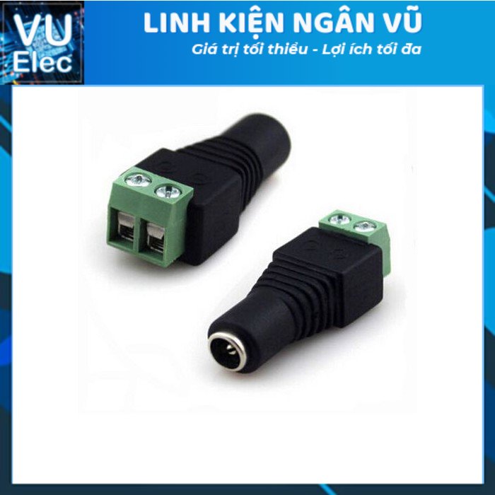 Bộ 2 jack nối nguồn dc5.5x2.1mm cái