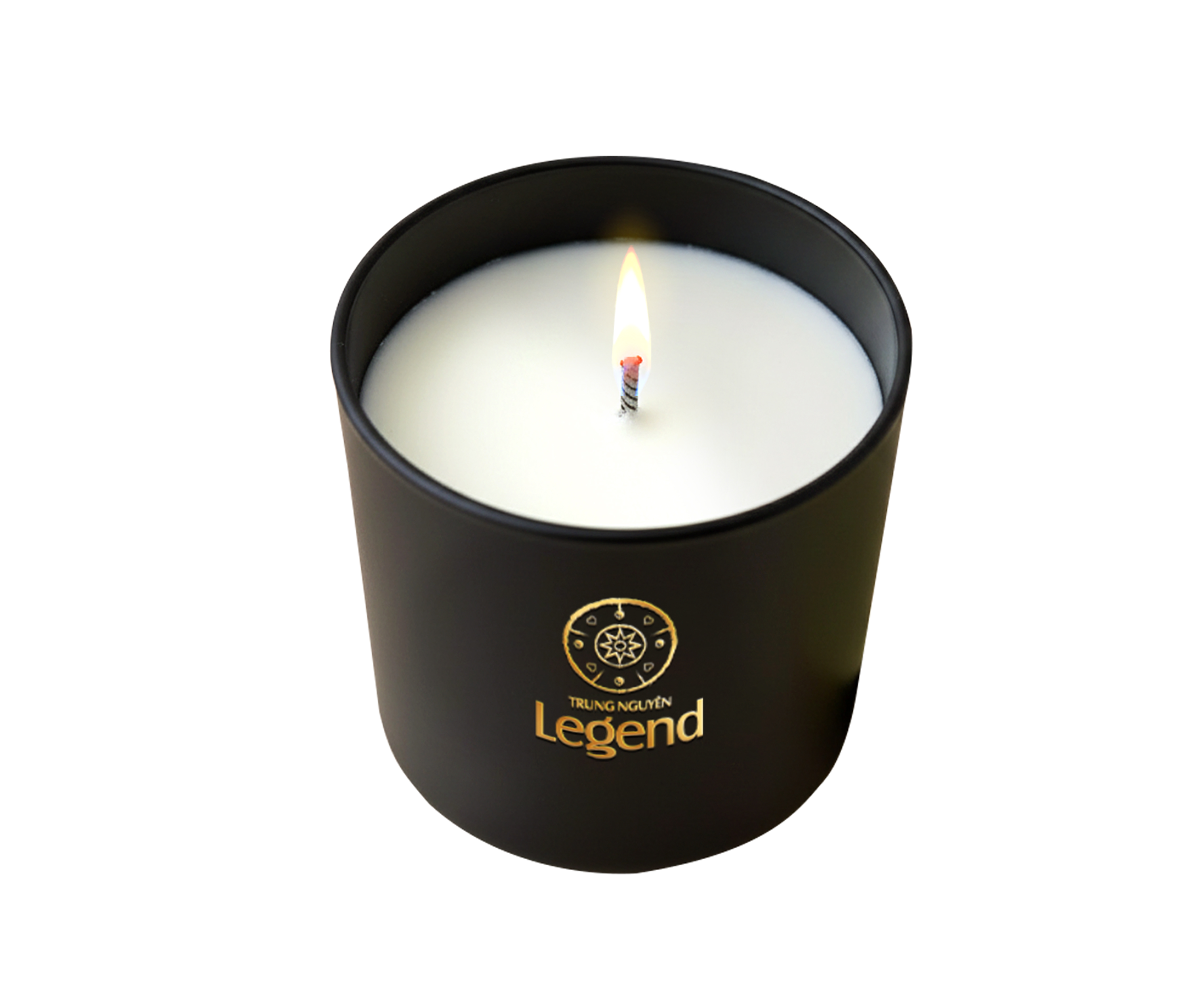 Trung Nguyên Legend - Nến thơm Cà phê 6oz logo Hạt Cà Phê - Hũ 170g