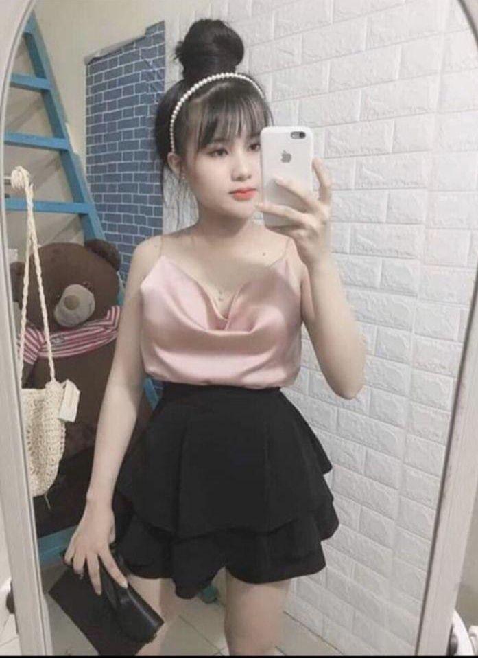 Chân váy 3 tầng xếp ly, vải umi dày đẹp mê 12C26B1