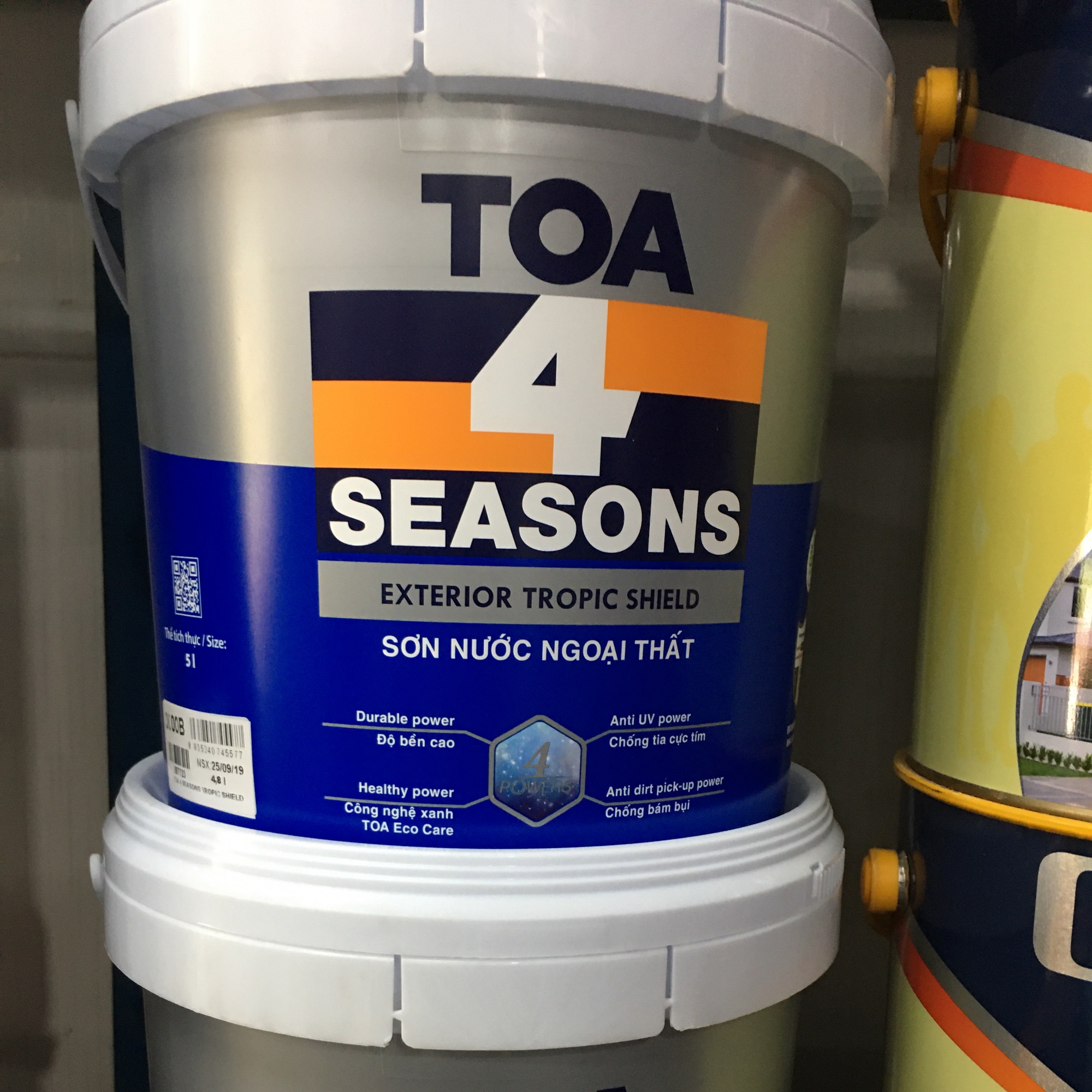 [HCM]Sơn nước Toa 4season ngoài trời 5lít