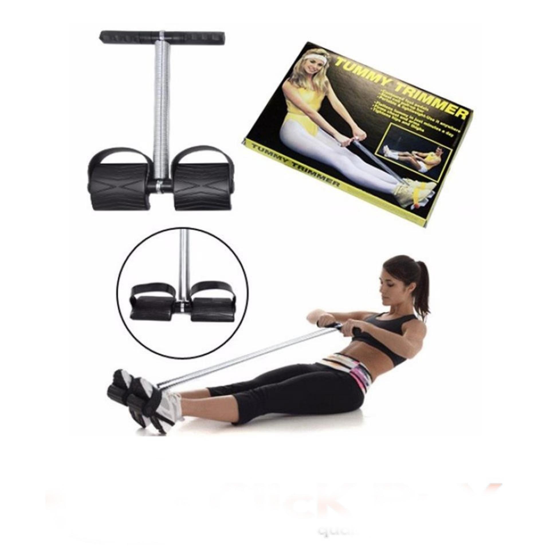 Dụng cụ tập gập bụng - dây tập thể dục đa năng lò xo tummy trimmer ud-01 cao cấp, giải pháp tập thể dục tại nhà cho người bận rộn 8011
