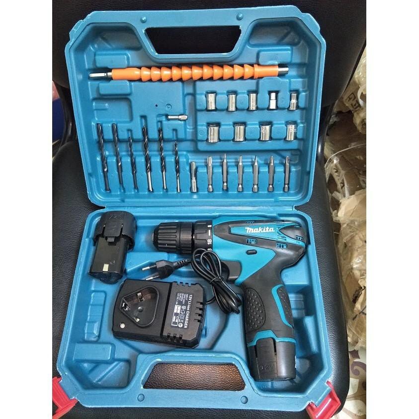 Máy khoan pin 12v makita phụ kiện