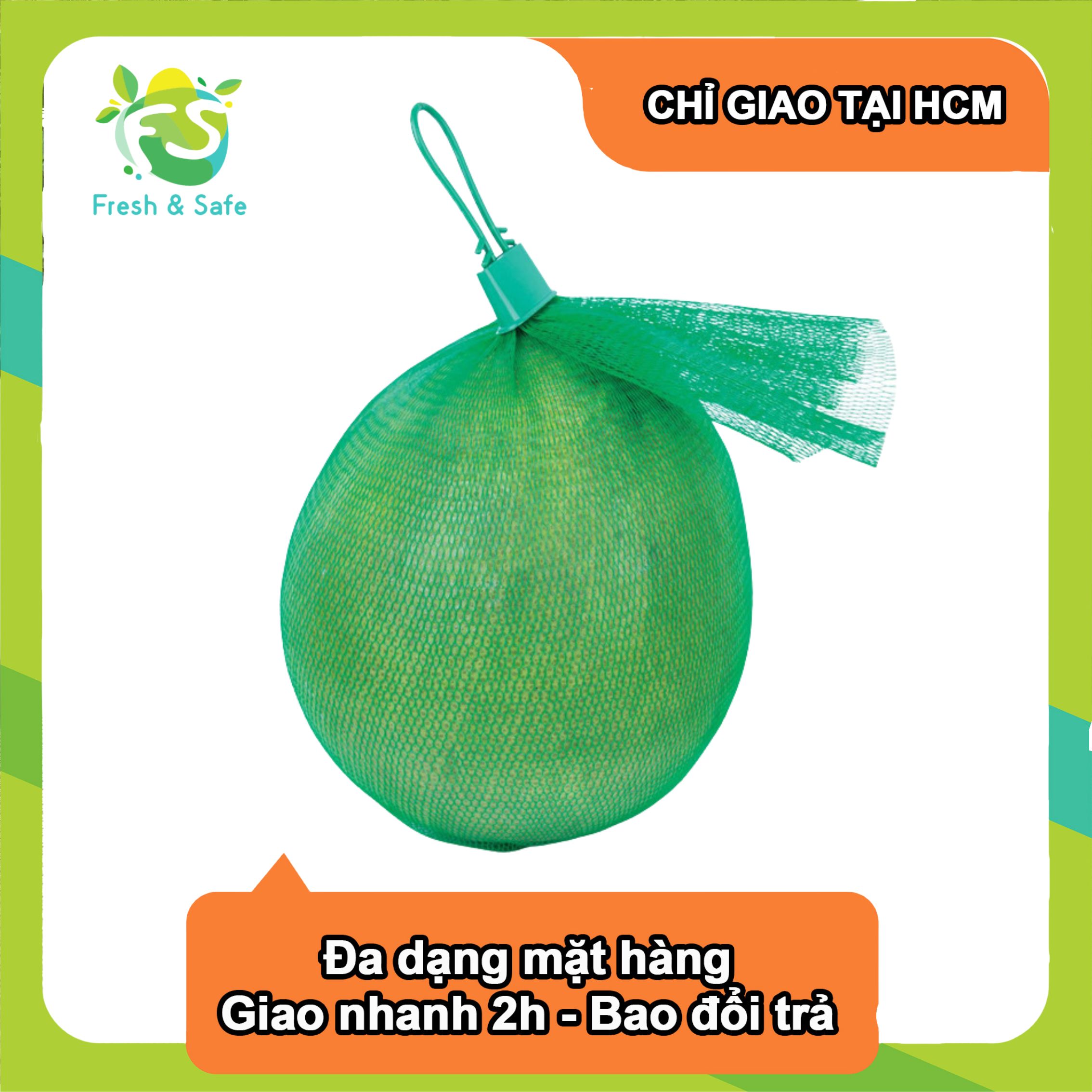 Bưởi da xanh túi lưới - trái 1.5kg