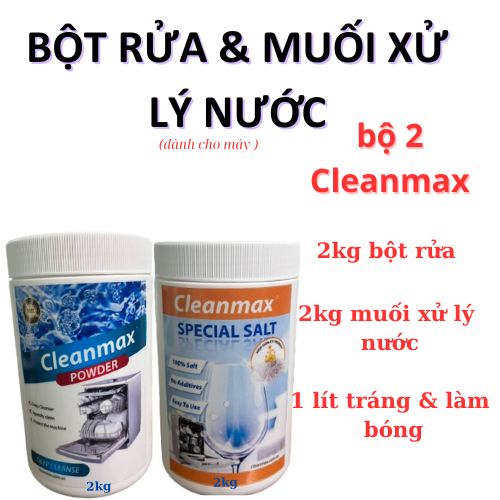 Bột rửa chén CLEANMAX hộp 1kg
