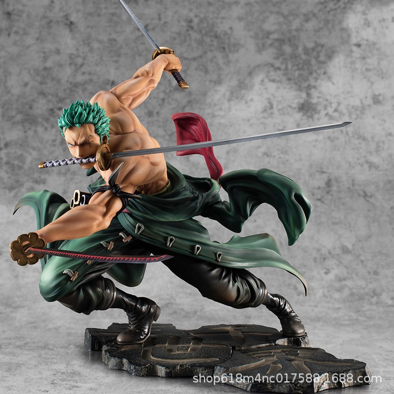 Mô hình figure Roronoa Zoro loại to 18 cm - Có hiệu ứng kiếm haki