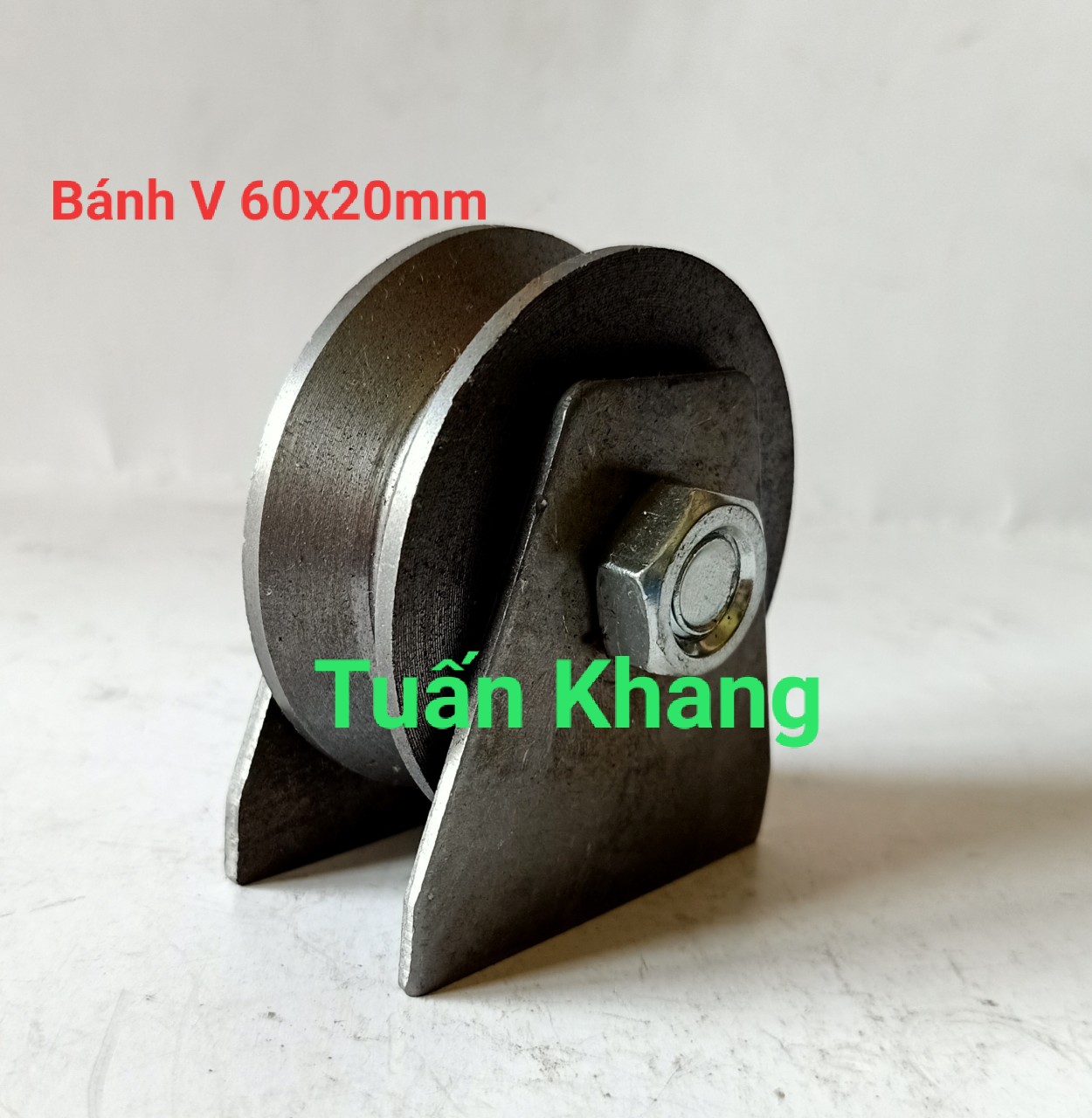 Bánh xe cửa sắt 60mm , cửa cổng , bánh xe rảnh V , cửa trượt