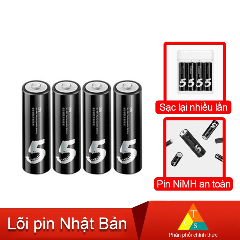 Pin aa xiaomi zi5 sạc được nhiều lần zmi lite aa512