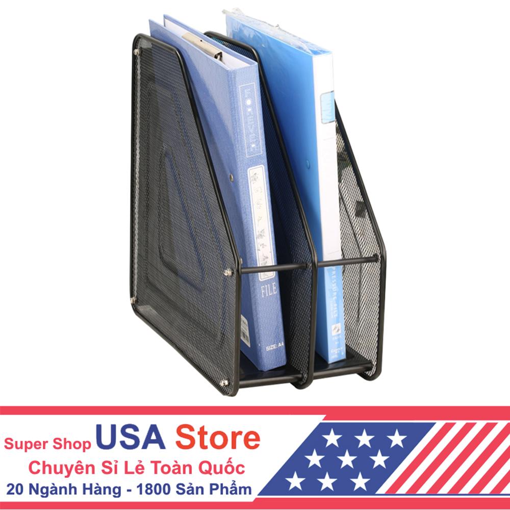 Giá tài liệu kim loại 2 tầng dọc hbook1070