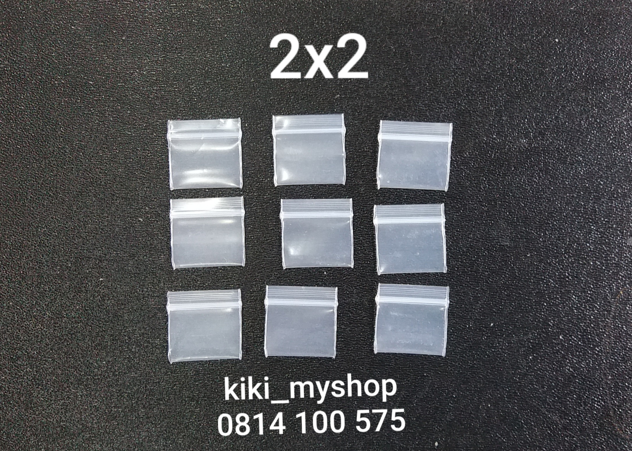 Combo 500 túi zíp mini viền trăng kích thước 2x2cm dầy đẹp