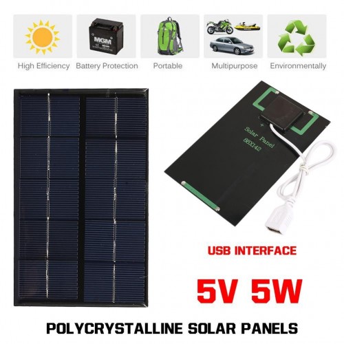 Tấm pin năng lượng mặt trời poly 5V 5W