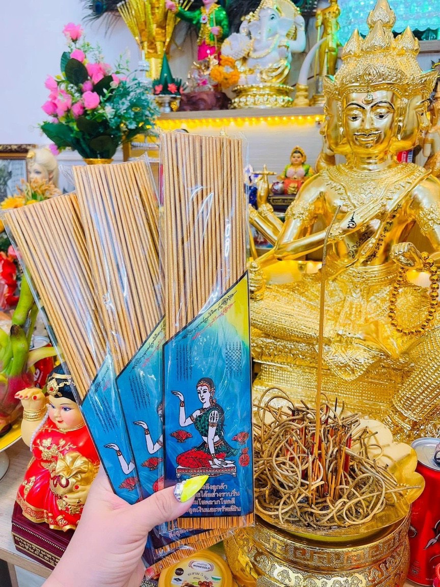 Set 3 bó nhang thần tài bó 79 cây thái lan