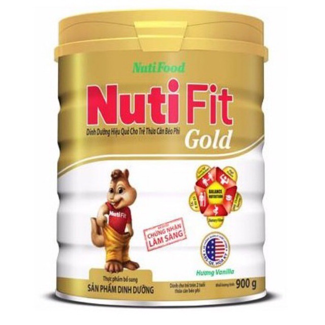 Sữa Nutifit cho trẻ thừa cân béo phì - 900g date luôn mới