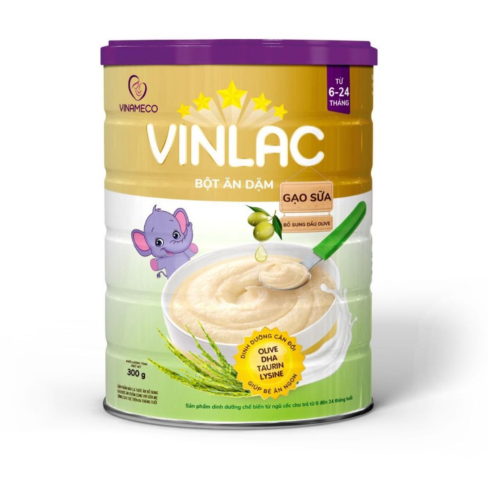 Bột ăn dặm Vinlac Gạo Sữa