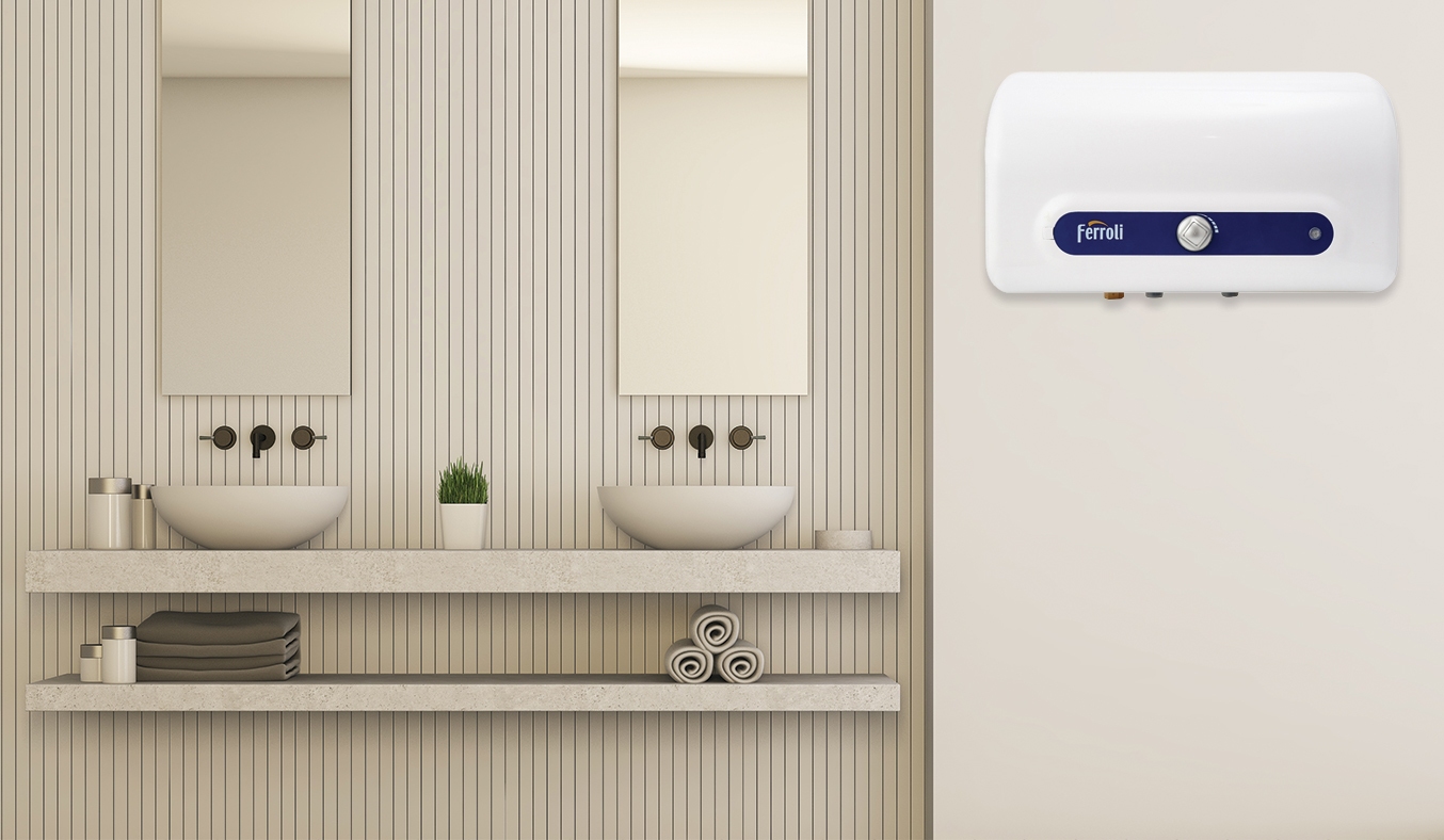 Bình nóng lạnh ferroli qq te 20 lít