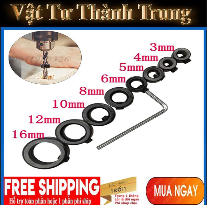 Bộ 8 vòng giới hạn mũi khoan, vòng chặn mũi khoan