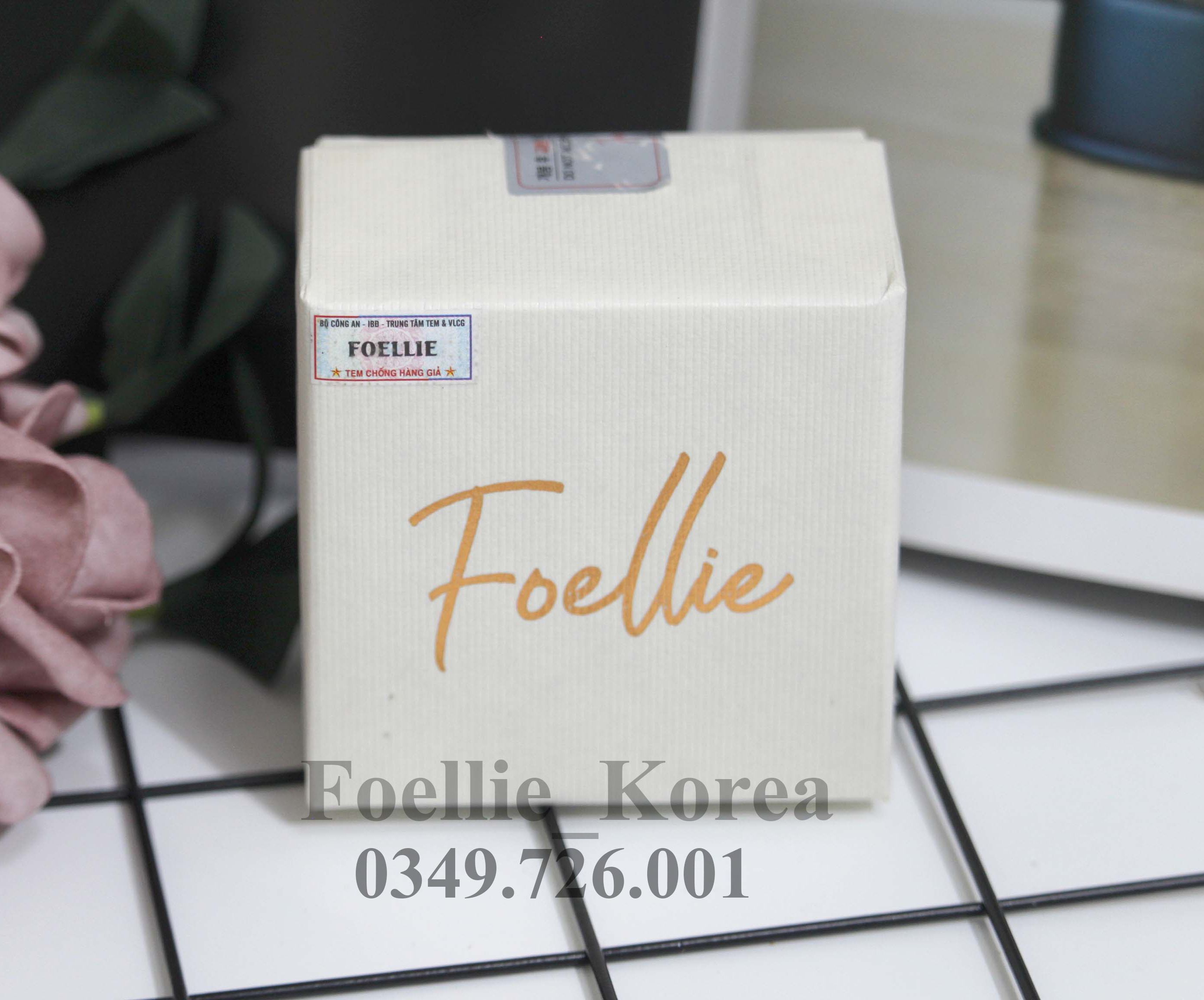 Foellie - Nước hoa vùng kín foellie chính hãng hàn quốc Foellie Eau de Bon Bon Inner Perfume màu trắng hộp vuông 5ml