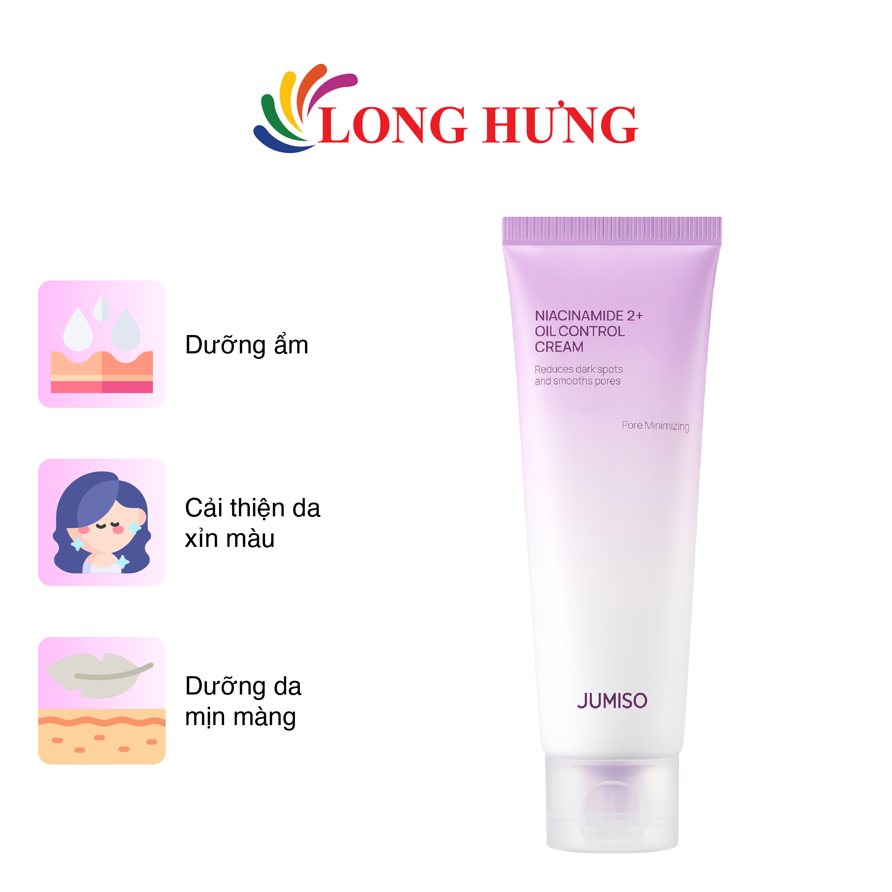 Jumiso Niacinamide 2+ Oil Control Cream (80ml)