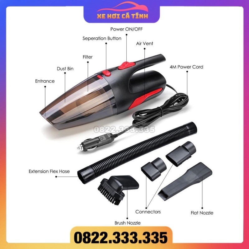 máy hut bụi cầm tay công suất cao dành cho xe hơi 12v HOT SALE