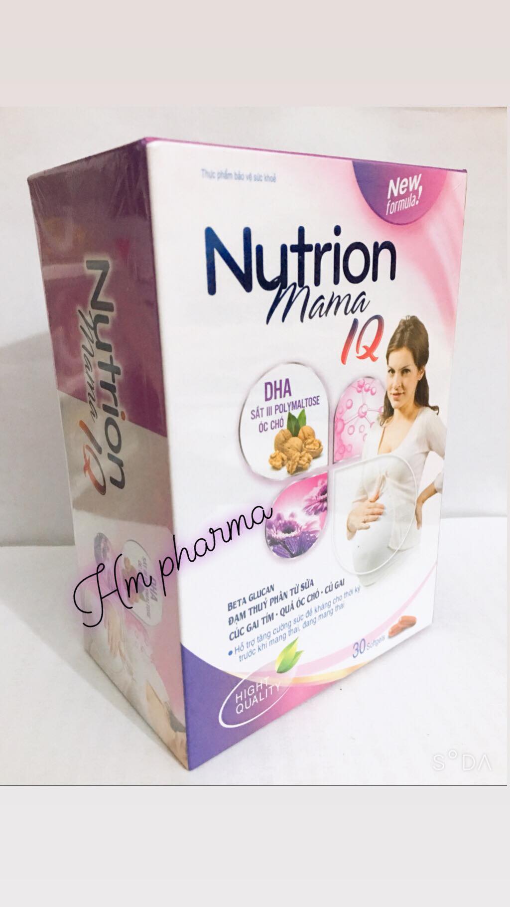 Viên Bổ sung Sắt và DHA cho bà bầu Nutrion Mama IQ
