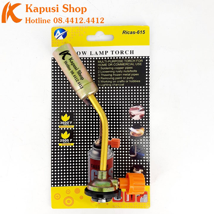 Đầu khò ga bằng thau cho bình gas mini