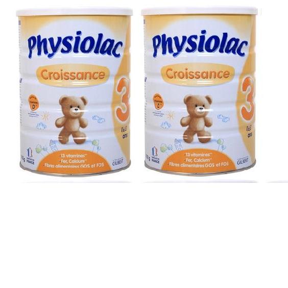 Bộ 2 hộp sữa Physiolac Croissance số 3 900g