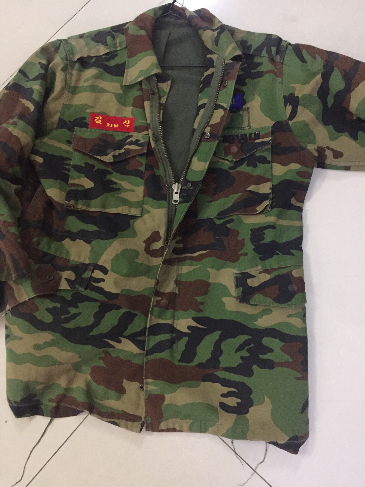 [ Quà Tặng Bất Ngờ ] áo lính Hàn Quốc dây kéo đồng cực đẹp chất lượng- tặng kèm nón bucket ngẫu nhiên