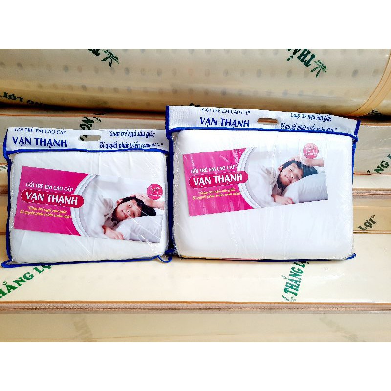 Gối Nằm Gối Ôm Cao Su Non Trẻ Em (Tặng Kèm Áo Gối )