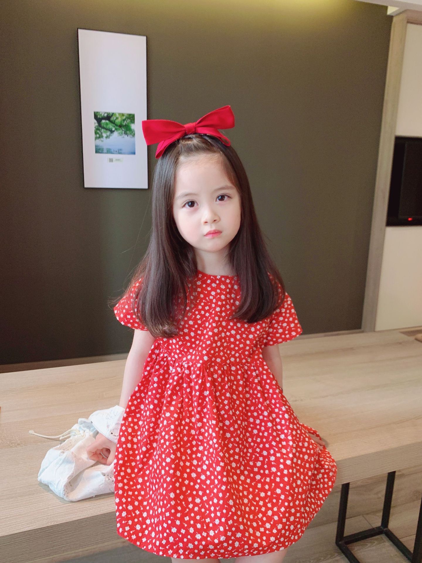 [Kèm quà tặng] Váy hoa nhí hở lưng chất đũi lạnh cực mềm mát xinh yêu cho bé gái, váy hè bé gái- Min's baby