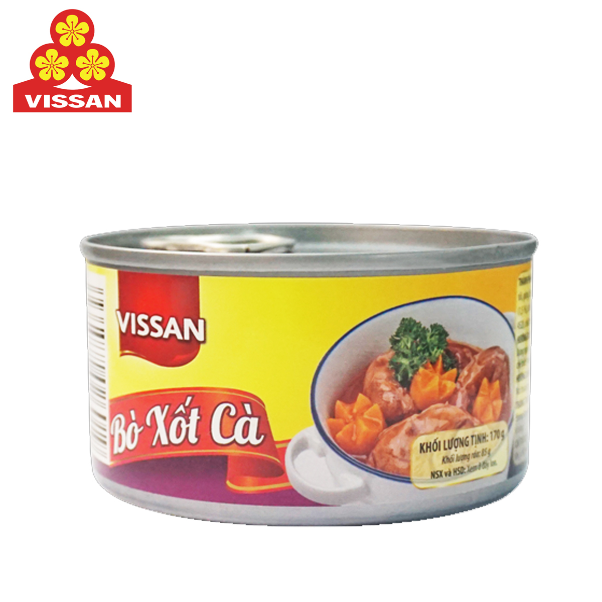 Bò xốt cà beef in tomato sauce vissan 170 gram